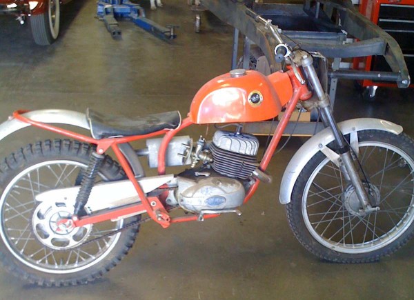 1968 170cc DOT Minarelli trials